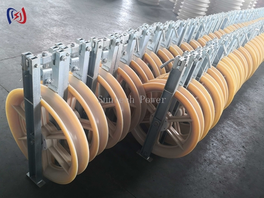 822 Series Stringing Block Overhead Transmission Line Tools với kích thước sheave tùy chỉnh và dung lượng tải cao