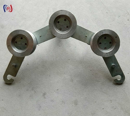 Hook Ground Block Cable Pulling Pulley cho dây dẫn / dây thép thép