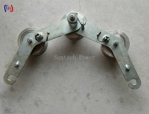 Hook Ground Block Cable Pulling Pulley cho dây dẫn / dây thép thép