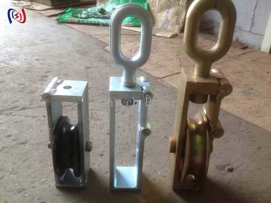 Kết thúc khối cáp Pulley bánh xe im lặng xoay bánh xe kéo đơn khối cột dây