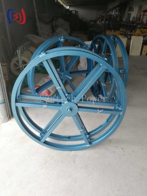 Giá đỡ cuộn cáp thủy lực thẳng đứng – Tải trọng lớn 7 tấn | Đế xoay 360° | Dùng để triển khai cáp điện/viễn thông​