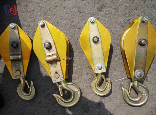 Pa lăng hợp kim nhôm nhẹ với ròng rọc nylon để cẩu hàng