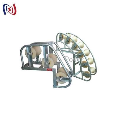 Vòng lăn đầu lỗ có dung lượng cao với vòng bi quả để kéo dây cáp trơn tru