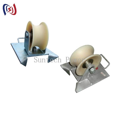 Vòng lăn đầu lỗ có dung lượng cao với vòng bi quả để kéo dây cáp trơn tru