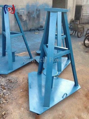 HydraulicColumnTypeCableReelStandAdjustable08mTo20mHeightForHVP dự án