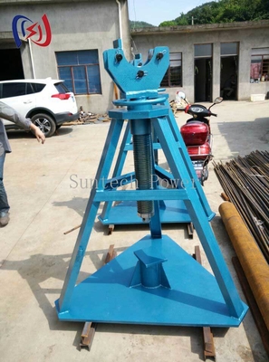 HydraulicColumnTypeCableReelStandAdjustable08mTo20mHeightForHVP dự án