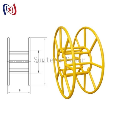 Cuộn và giá đỡ vai trò GSP xoay 360 độ để dây cáp được tháo ra trơn tru​