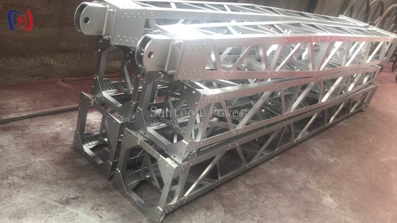 Công suất nặng bên trong treo lưới Gin Pole cho xây dựng tháp truyền tải
