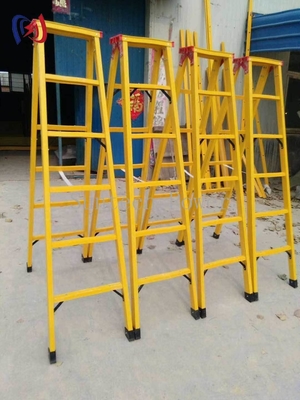 Thang nhôm sợi thủy tinh cách điện 100kV dùng cho công việc điện
