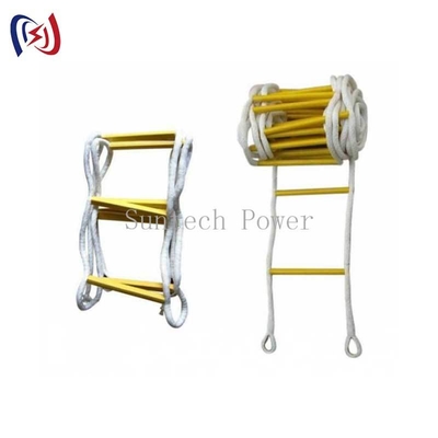 Thang dây thừng cách nhiệt cho công việc điện trực tiếp 100kV Dielectric