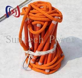 Thang dây thừng cách nhiệt cho công việc điện trực tiếp 100kV Dielectric