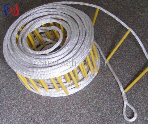 Thang dây thừng cách nhiệt cho công việc điện trực tiếp 100kV Dielectric