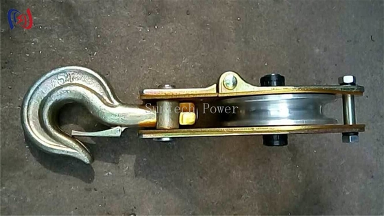 Pa lăng ròng rọc nhôm tải trọng 10-100KN dùng để kéo căng dây dẫn