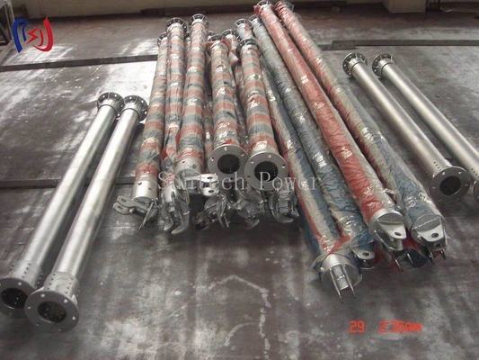 A-Shaped Tubular Gin Pole LBGR120A cho xây dựng tháp truyền tải