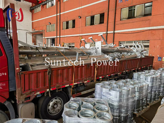 Cột trụ ống thép Power Steel cho đường dây tải điện, bảo hành 1 năm
