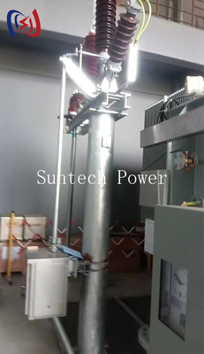 Cột trụ ống thép Power Steel cho đường dây tải điện, bảo hành 1 năm