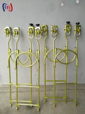 Trolley kiểm tra thang dây chuyền treo chuyên nghiệp với chiều dài 1-1.8MM và trọng lượng 4,5-8KG cho bảo trì đường truyền ổn định hơn 35%