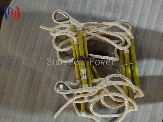 Thang dây thừng cách nhiệt nhẹ với dây thừng nylon cho bảo trì trạm điện