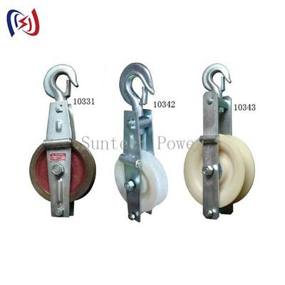 Ròng rọc kéo dây tiếp địa hạng nặng với tải trọng định mức 5kn-150kn và kích thước ròng rọc 660x560x100mm cho thi công lưới điện