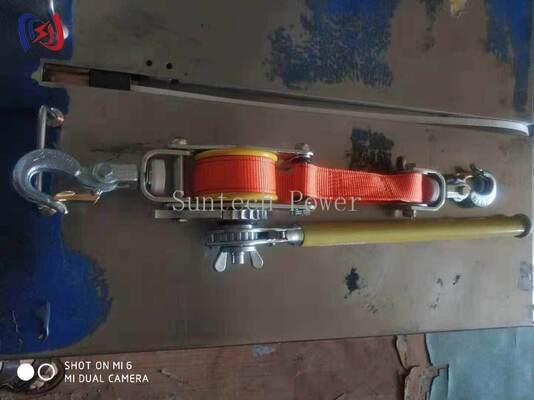 High Voltage Insulated Tightener for Safe Live Line Work with Fiberglass Insulating Boom on Overhead Lines