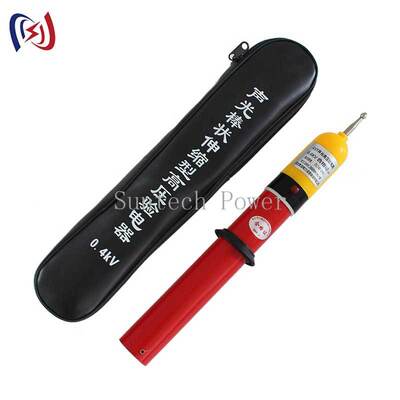 Máy đo điện áp cao để kiểm tra đường dây mang điện với điện áp định mức 10-500KV và hoạt động không tiếp xúc để chỉ báo điện áp rõ ràng