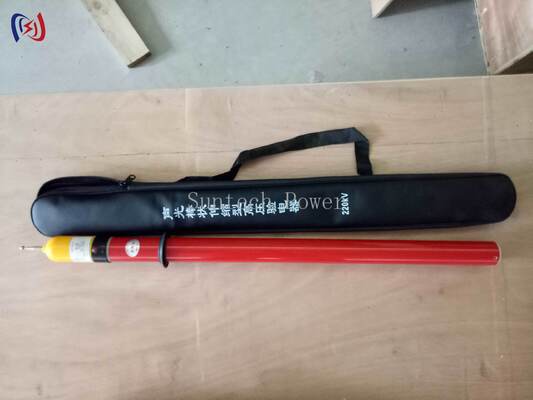 Máy đo điện áp cao để kiểm tra đường dây mang điện với điện áp định mức 10-500KV và hoạt động không tiếp xúc để chỉ báo điện áp rõ ràng