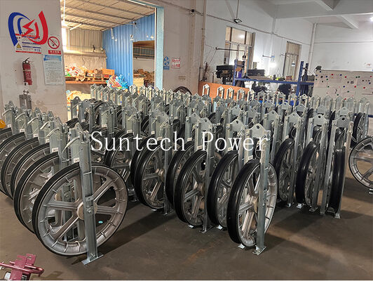 Đường dây dây chuyền hạng nặng 822 Series với MC Nylon Sheave để lắp đặt dây dẫn truyền tải công suất cao