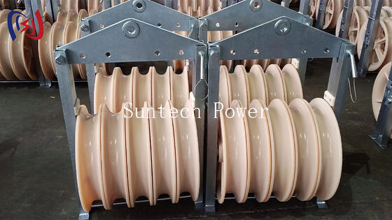 1040 Series Ròng rọc kéo dây cho dây dẫn truyền tải đường kính lớn kéo căng cao