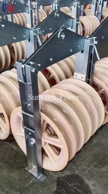 1040 Series Ròng rọc kéo dây cho dây dẫn truyền tải đường kính lớn kéo căng cao