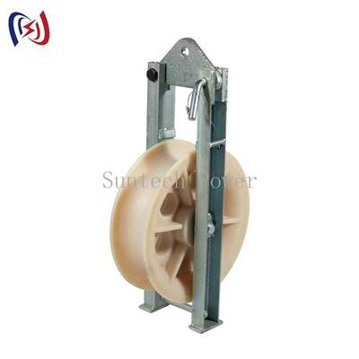 Ròng rọc đơn chuyên nghiệp với tải trọng định mức 5-20KN và ròng rọc nhôm để kéo dây dẫn trên không