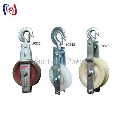 Kháng ăn mòn Grounding Wire Stringing Block cho cài đặt OPGW an toàn với thiết kế ma sát thấp