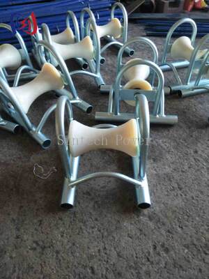 5KN Đơn vị tải cáp đất cuộn với đúc nhôm mang để lắp đặt dưới lòng đất