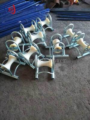 5KN Đơn vị tải cáp đất cuộn với đúc nhôm mang để lắp đặt dưới lòng đất