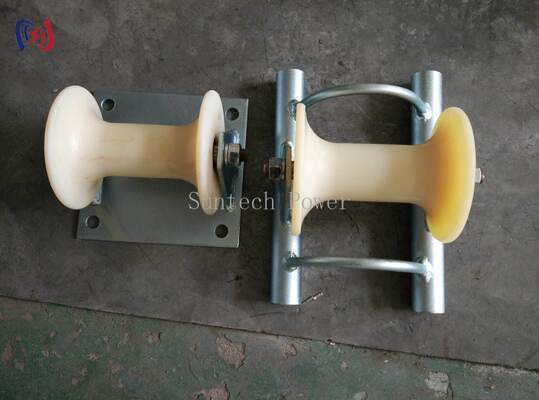 5KN Đơn vị tải cáp đất cuộn với đúc nhôm mang để lắp đặt dưới lòng đất