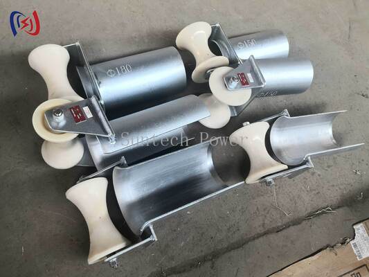D Series Cable Protection Roller với đường kính ống 80-200mm để chống ăn mòn và kéo cáp ma sát thấp