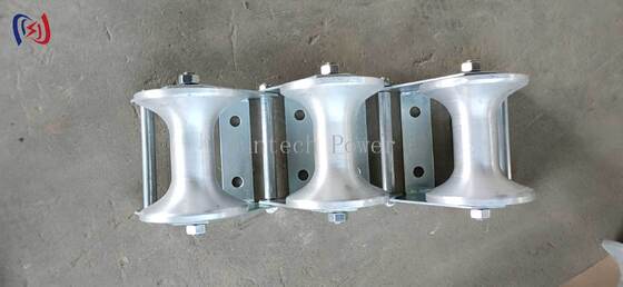 Professional 10-20KN Rated Load Cable Pithead Roller with Corrosion Resistant Durable Polyethylene Construction for Manhole Entry Protection (Thiết kế đinh polyethylene bền cho bảo vệ lối vào lỗ).