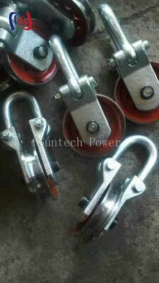 Professional Hoisting Point Block với tải trọng định số 50-80KN và đường kính 160-190mm Sheave cho nâng tháp truyền an toàn