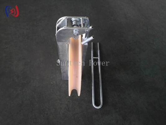 Bảng dây chuyền trực thăng chuyên nghiệp với Φ508 × 75 Sheave và 1-5 Sheave để lắp đặt máy dẫn không khí