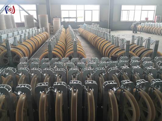 Bảng dây chuyền trực thăng chuyên nghiệp với Φ508 × 75 Sheave và 1-5 Sheave để lắp đặt máy dẫn không khí