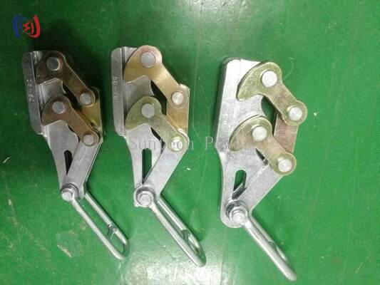 Chuyên nghiệp Dual Cam Earth Wire Gripper với 10-30KN Đánh giá tải cho 11-15mm dây và chống ăn mòn Come Along Clamp