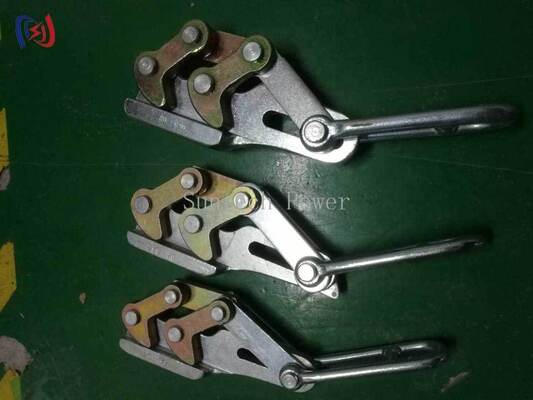 Chuyên nghiệp Dual Cam Earth Wire Gripper với 10-30KN Đánh giá tải cho 11-15mm dây và chống ăn mòn Come Along Clamp
