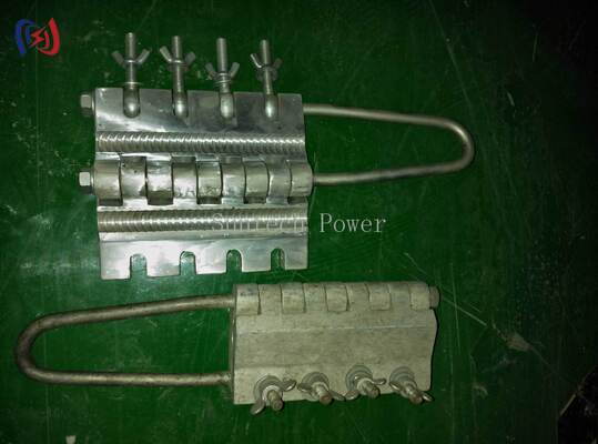 Bolt Type Anti Twist Steel Rope Gripper với tải trọng định số 20-100KN và đường kính áp dụng 7-24mm để nâng an toàn