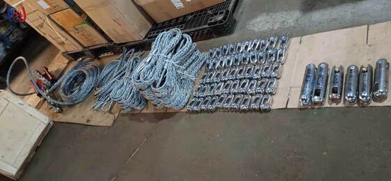 High-Tensile Stainless Steel Cable Mesh Sock Joint để giữ không gây hại trên cáp 12-150mm