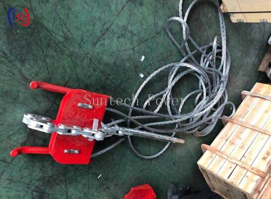 Bảng đầu chuyên nghiệp cho ba dây dẫn với tải trọng 100-180KN, hình học tam giác chính xác và hợp kim nhôm chống ăn mòn