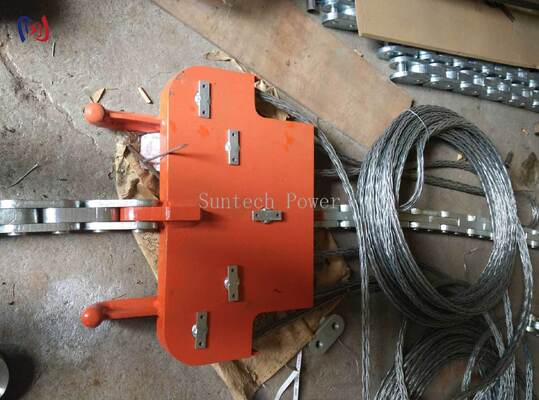 Bảng đầu chuyên nghiệp cho bốn bó dây dẫn với tải định mức 130-320KN cho hình học vuông chính xác và giảm rung vượt trội