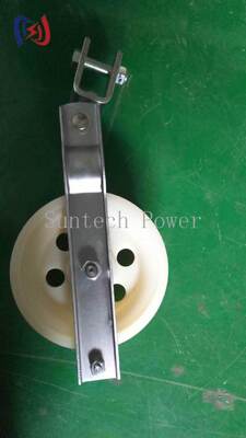 Professional Single Sheave Stringing Block với tải trọng 5-20KN, Aluminium Sheave cho cài đặt dây dẫn LGJ25-500