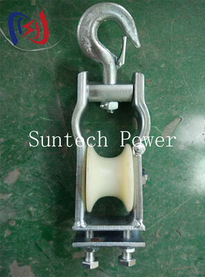Các loại chuyên nghiệp ngồi và treo loại sử dụng kép Stringing Block với tải trọng 5-20KN và kích thước Sheave 80x50mm cho lắp đặt đường dây trên không