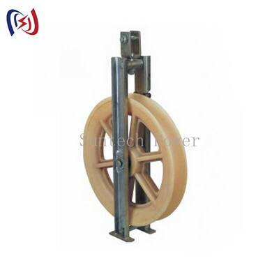 Tời kéo cáp OPGW chuyên nghiệp tải trọng 20KN, kích thước 660X110mm, có lót phi kim loại, lắp đặt cáp tiếp địa sợi quang an toàn