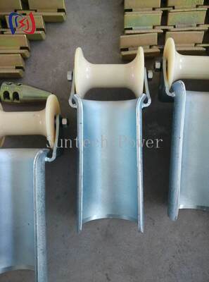 Professional D Series Cable Protection Roller ngăn ngừa tổn thương áo khoác cáp Giảm kéo ma sát Xây dựng bền