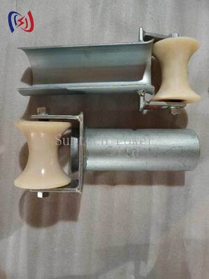 Professional D Series Cable Protection Roller ngăn ngừa tổn thương áo khoác cáp Giảm kéo ma sát Xây dựng bền